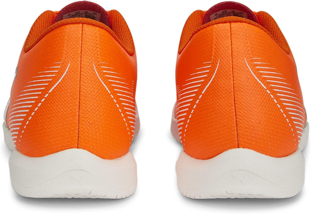 PUMA Herren Ultra Play It Fussballschuh 42 EU Ultra Orange Puma White Blue Glimmer, 42 EU Ultra Oran