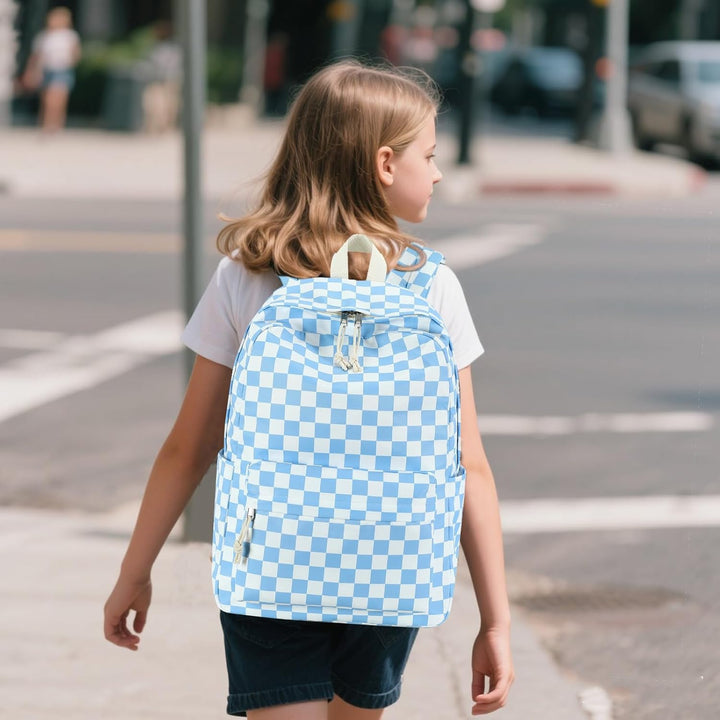 Schulrucksack Mädchen Teenager Damen Schultasche Rucksack Set Schulranzen für Mädchen Schule 3-teili