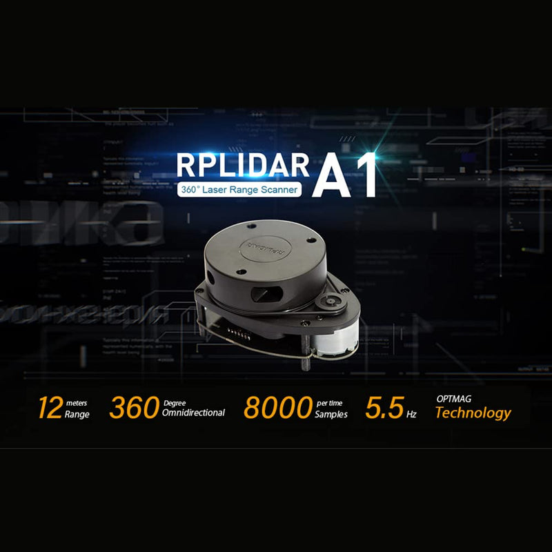 Slamtec RPLIDAR A1 2D 360 Grad 12 Meter Scanradius LIDAR-Sensorscanner zur Vermeidung von Hinderniss