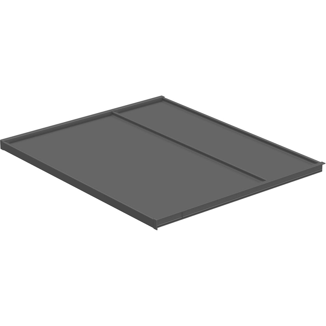 Ninka Deckelplatte für Abfallbehälter eins2vier und eins2fünf KB 600mm, KS 18/19mm, Kunststoff dunke