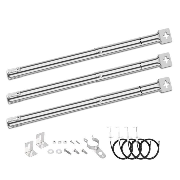 Denmay 31-45cm Universal Edelstahl Brenner ersatzteile für Landmann Triton 2, Enders, Tepro, Taino,