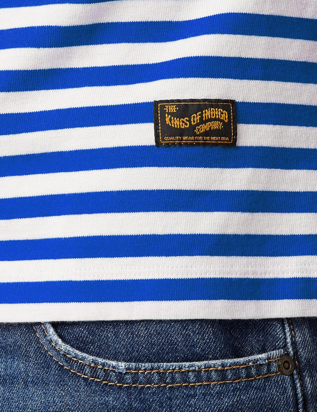Kings of Indigo Herren Darius T-Shirt S Blau (Surf The Web 8108), S Blau (Surf The Web 8108)