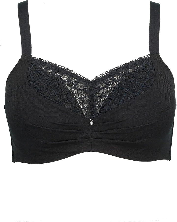 Ulla Popken Damen Miederhose, High Waist, Jacquard-Einsatz Slip 42-44 Schwarz, 42-44 Schwarz