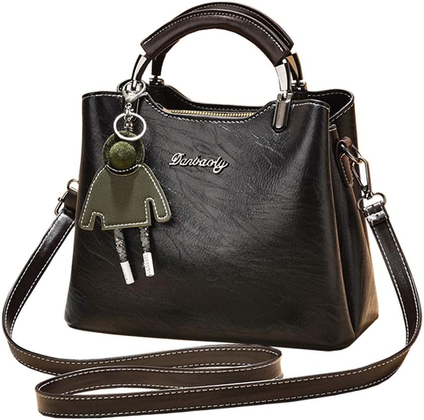 BUKESIYI Damen Tasche Umhängetasche Handtasche Frauen Klein Schultertasche Weekender Lack PU Leder C
