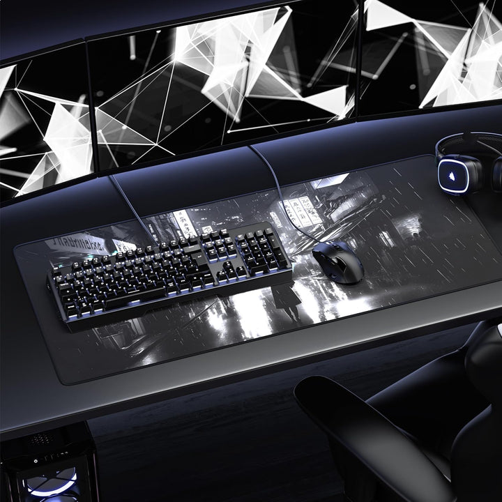TITANWOLF - XXL Speed Gaming Mauspad 900 x 400mm - XXL Mousepad - Tischunterlage Large Size - verbes