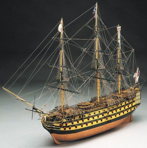 Modellschiff-Set, Holz, HMS Victory, 1:200, 500 mm lang