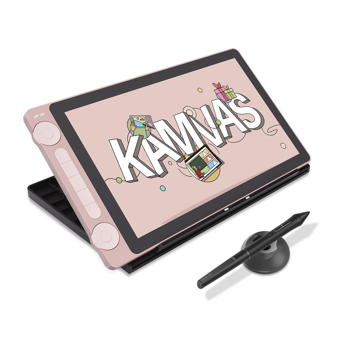 HUION Kamvas 13 (Gen 3) Grafiktablett mit Display, 13,3-Zoll-Zeichenmonitor aus Canvas-Glas, 99% sRG