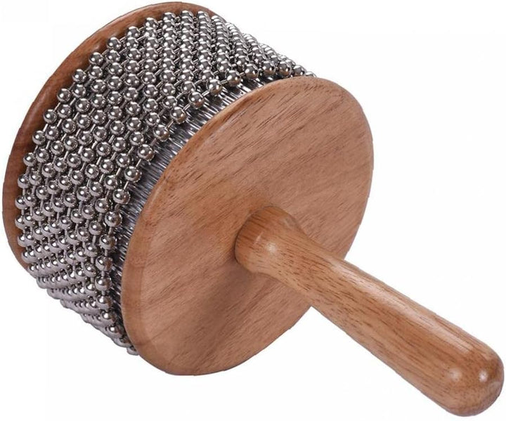 1 Stück Holz Cabasa Metall Perlen Kette & Zylinder Pop Hand Shaker Percussion Instrument Für Klassen