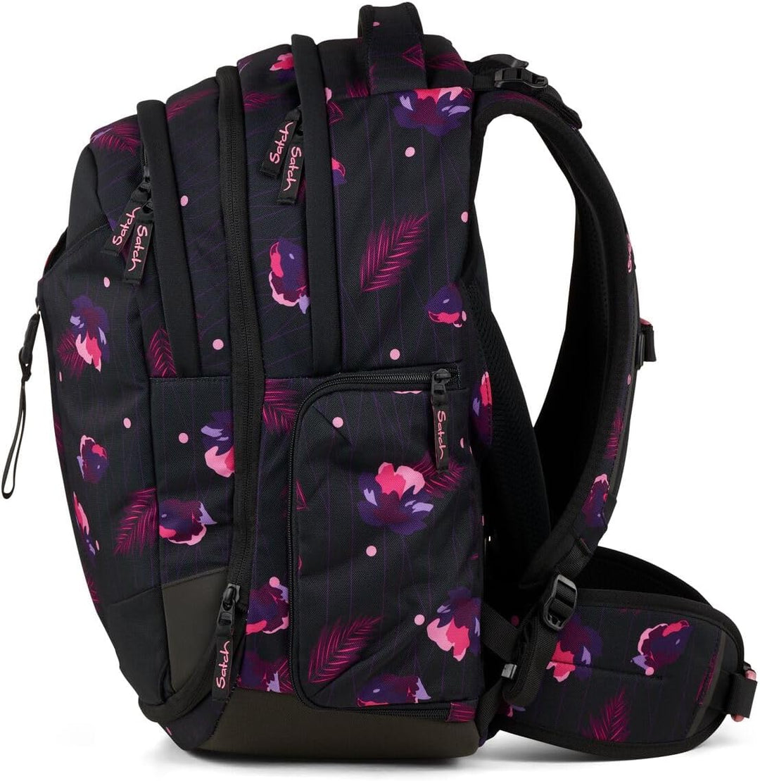 Satch Match Schulrucksack Set 3tlg. inkl. Schlamperbox und Sporttasche Mystic Nights, Mystic Nights