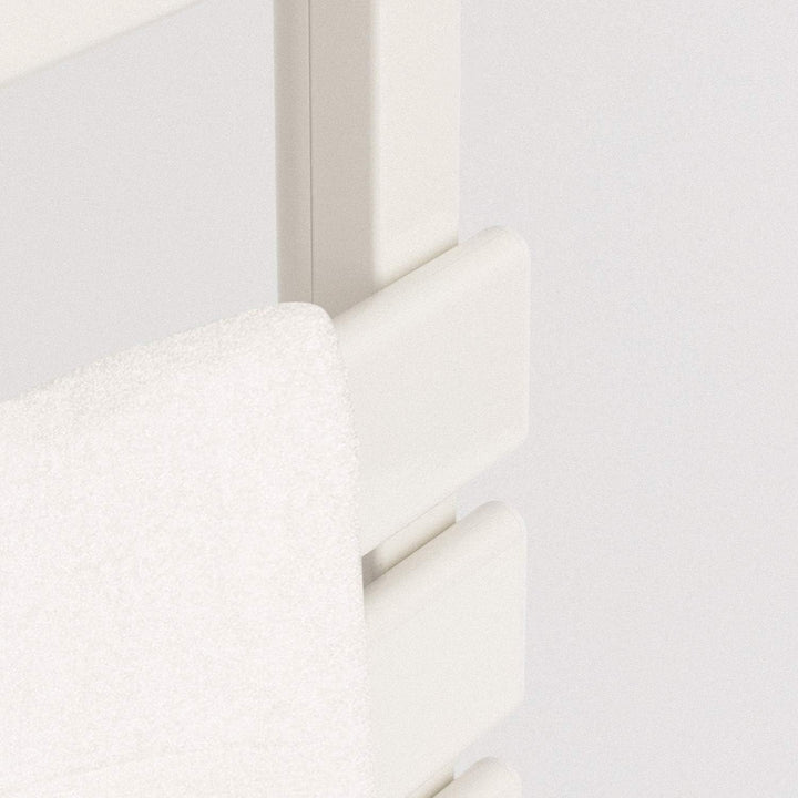 CREATE/ WARM Towel PRO/Badheizkörper Weiss mit Heizstrahler und Fernbedienung / 101x13x55cm / WLAN,