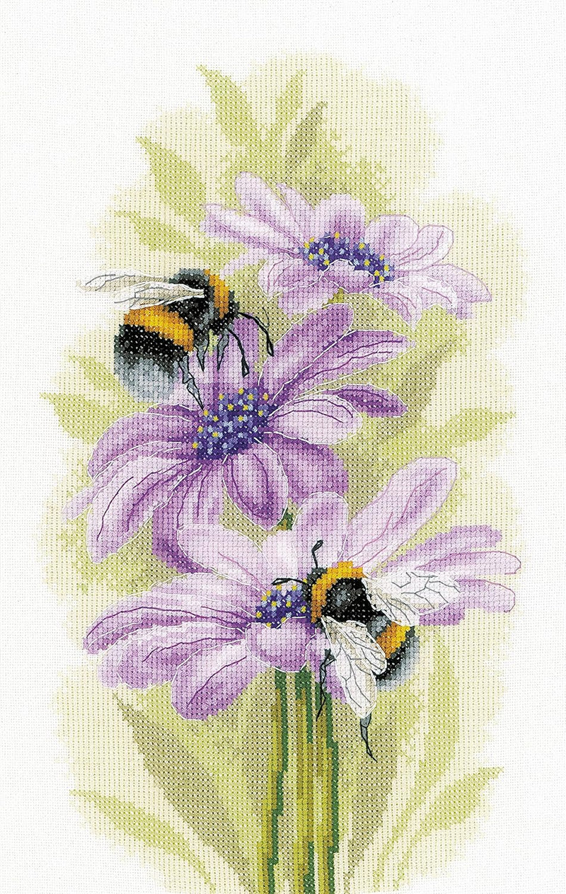 Lanarte PN-0190652 Kreuzstich Set Zählmuster, Baumwolle, mehrfarbig, 22x33cm