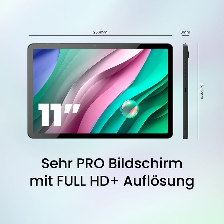 SPC Gravity 5 Pro – 11“ FHD+ InCell Tablet, 8GB RAM, 256GB Speicher, Octa-Core, 6.000 mAh mit 18W Sc