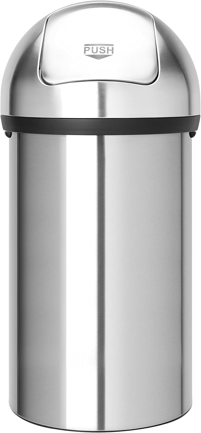 Push Bin 60 L/Matt Steel Mattiert, Mattiert