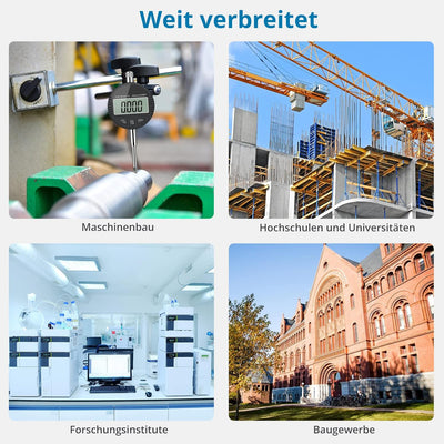 AUTOUTLET Digitale Messuhr mit 3M Micro Datenkabel, Digital Messuhr Messtaster 0-25.4mm/1''Messberei