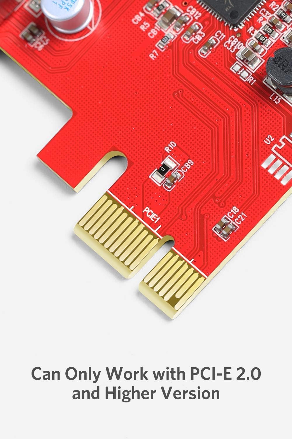 Inateck USB 3.0 pcie Karte mit 4 Anschlüsse, einen 15pin SATA-Stromanschluss mit Einer 4pin auf 2x15