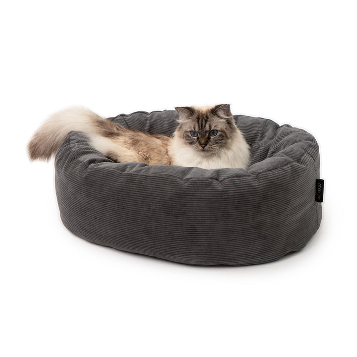 LucyBalu Schlauchboot-Katzenbett für kleine und grosse Katzen | Katzenschlafplatz | Katzenkissen | K
