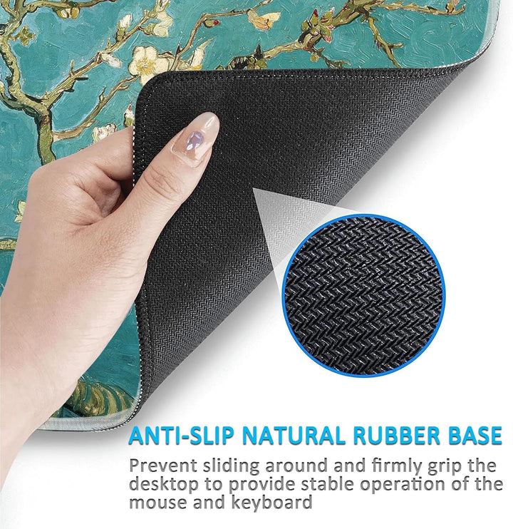 LL-COEUR Grosse Gaming Laptop Mauspad Tastatur Mausmatte Schreibtischunterlage Büro Desk Pad Schreib