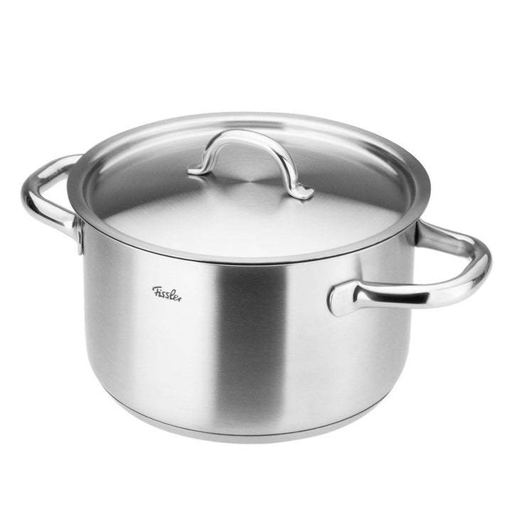 Fissler Family Line / Edelstahl-Topf (Ø 20 cm, 3,6 L) Kochtopf mit Metall-Deckel - Induktion, 20 cm