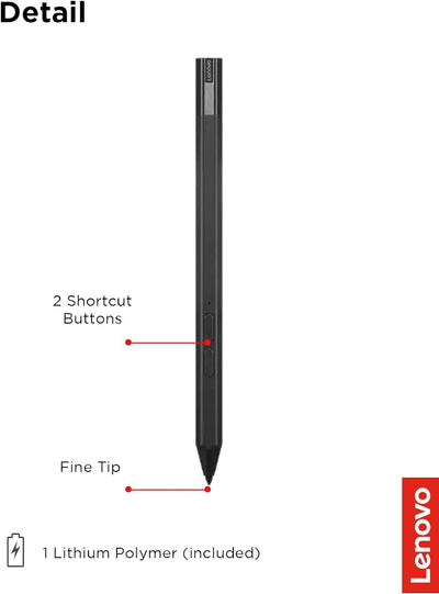 Lenovo Precision Pen 2 Laptop, schwarz