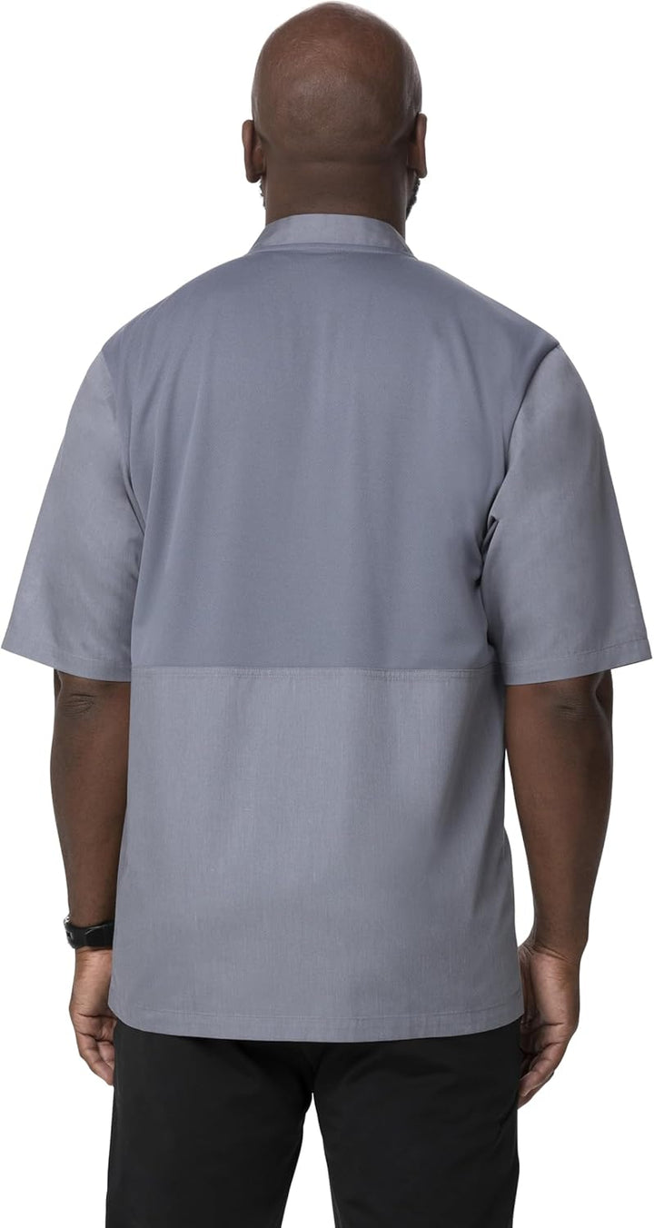 Chef Works Men's Montreal Cool Vent Chef Coat L Grau, L Grau