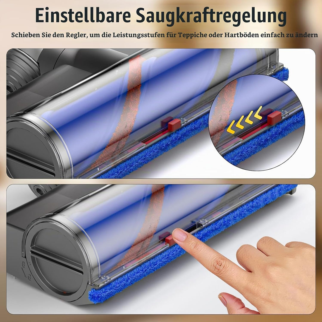 Verbesserter Elektrischer Bürstenkopf für Dyson V7 V8 V10 V11 V15 – Direktantrieb-Ersatzbodendüse mi