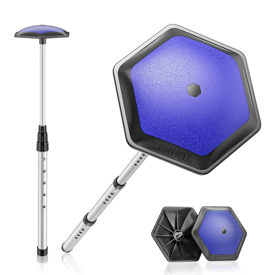 ToVii Tragbare Golf-Schläger-Armstütze, Reisetasche, stabile Aluminiumstange, voll verstellbar, um S