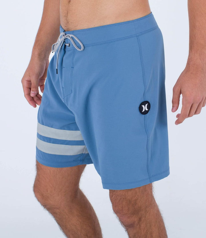 Hurley Herren Block Party 18' Badeshorts für Herren, Deep Aqua
