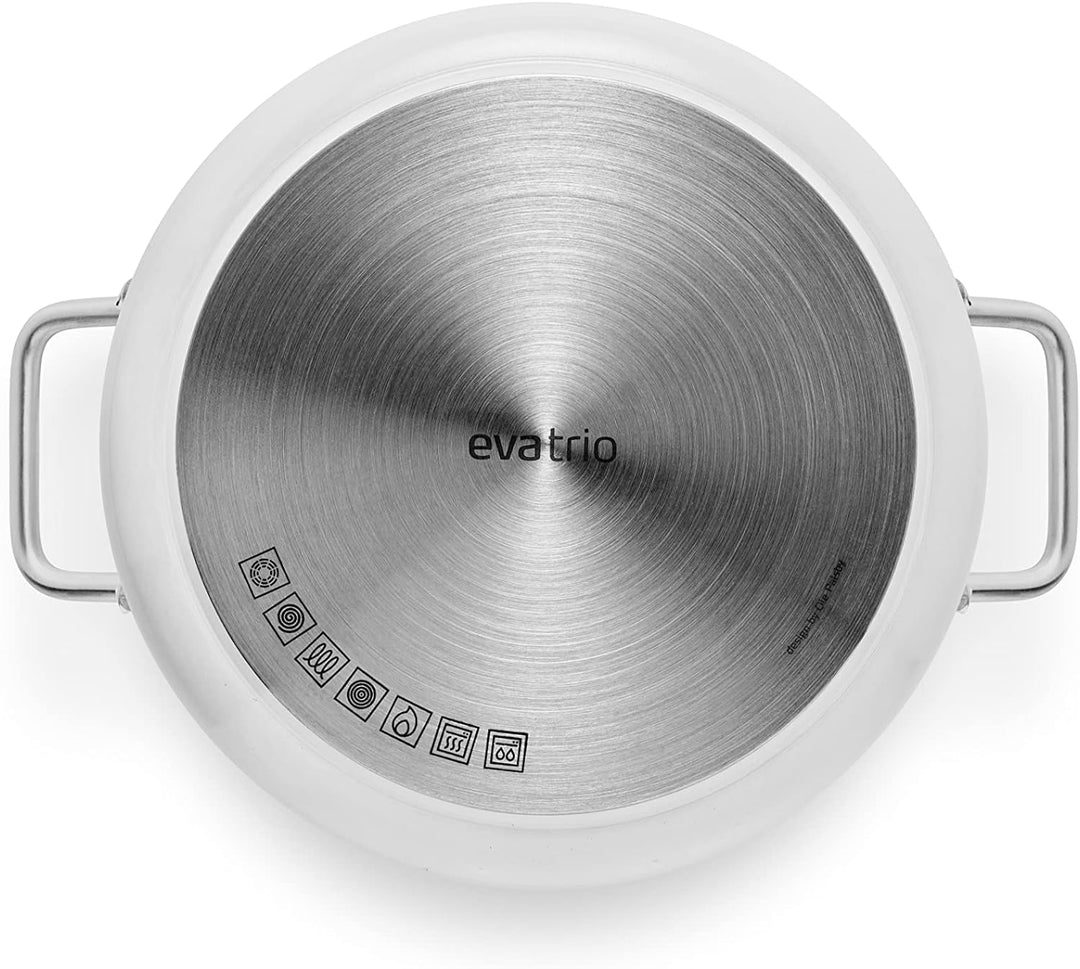 Eva Trio Topf 2.5L WHITE LINE 2.6 quarts, 2.6 quarts