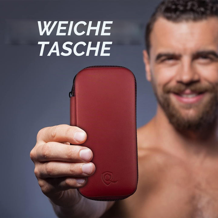 marQus Maniküre Set Herren und Damen 7 Teile mit Nagelzange Solingen Made in Germany für Hand- und F