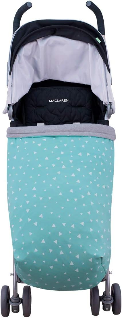 JYOKO KIDS Universal Baby Fusssack für Kinderwagen (MINT SPARKLES, BAUMWOLLE)