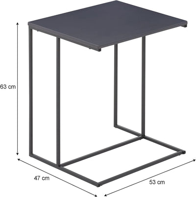 IDIMEX Beistelltisch VITORIO im minimalistischen Design, eleganter Wohnzimmertisch mit Metallgestell