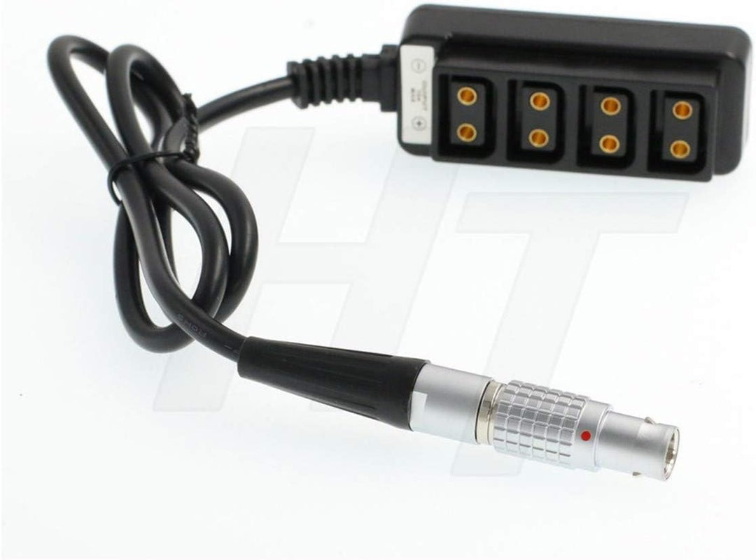 HangTon D-tap P-tap Adapter Power Splitter 1 to 4 for DJI RONIN 2 14.4V Port to Monitor, Focus Motor