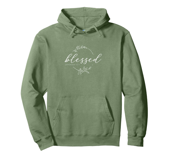 Blessed Jeremia 17 Bibel Spruch Christliches Pullover Hoodie