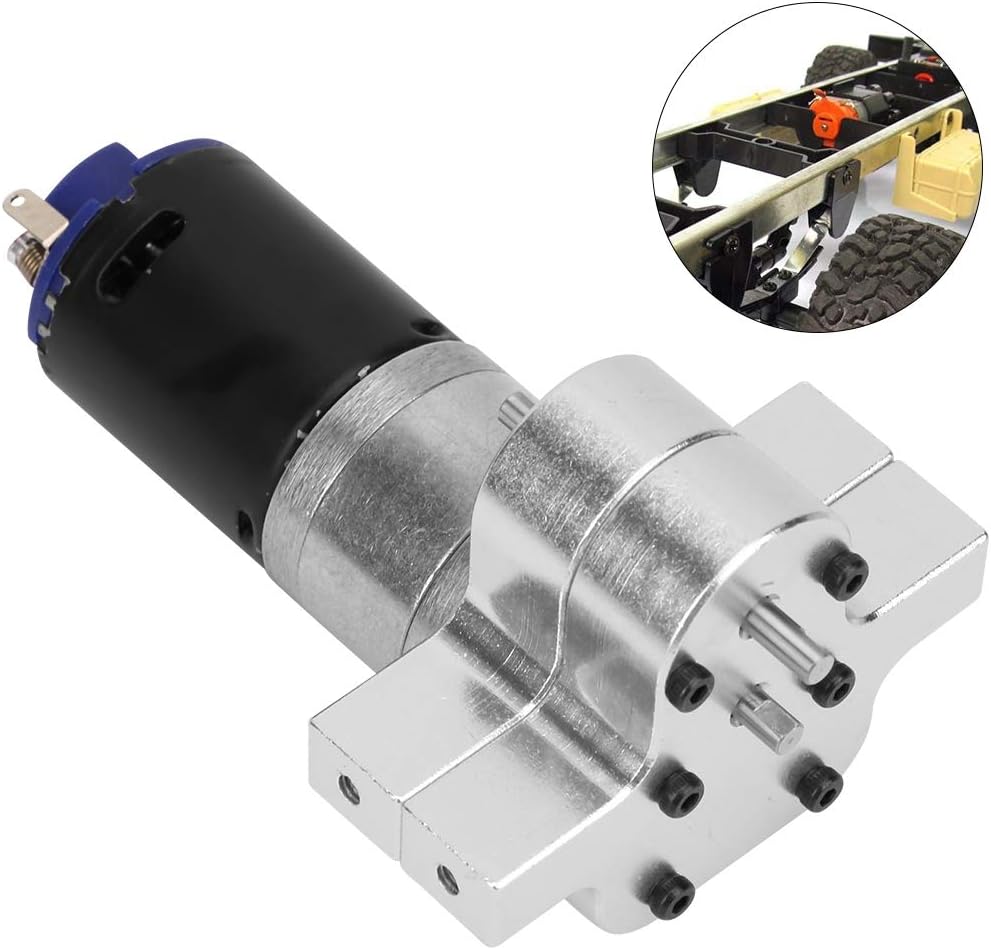 RC Auto Verteilergetriebe, Metalltransferkasten Upgrade RC Zubehör für WPL Henglong C14 C24 B14 B24