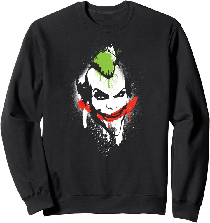 Batman: Arkham City Joker Spraypaint Smile Sweatshirt