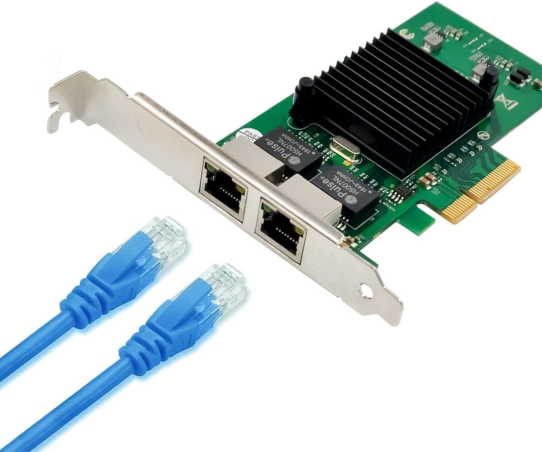 Dual-Port PCIe X4 Gigabit Netzwerkkarte 1000M PCI Express Ethernet Adapter mit Intel 82576 Zwei Port