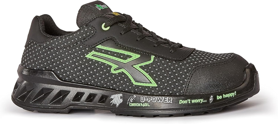 U-Power RED Leve Steve, Sicherheitsschuhe, leichte, durchtrittsichere Unisex-Turnschuhe, Bastsohle,