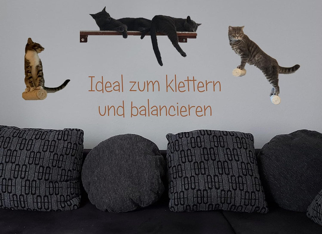 Kletter Wand Stufe für Katzen, 20 x 7 cm Katzenwand Katzentreppe Catwalk (1 Stück), 1 Stück