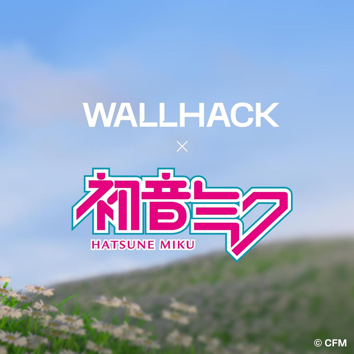 Wallhack x Hatsune Miku Glas Gaming-Mauspad – Kollaborationsedition SP-004 | Sommer-Miku-Design | Pr
