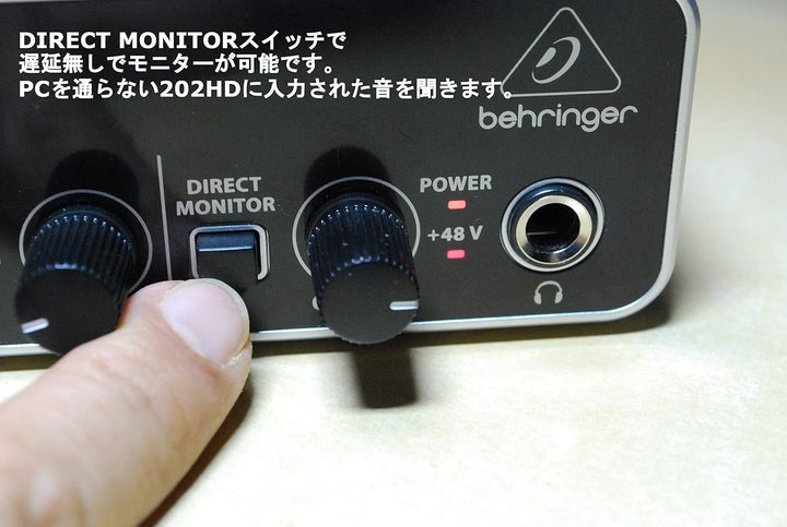 Behringer UMC204HD Audiophiles 2x4, 24-Bit/192 kHz USB-Audio/MIDI-Interface mit Midas-Mikrofonvorver