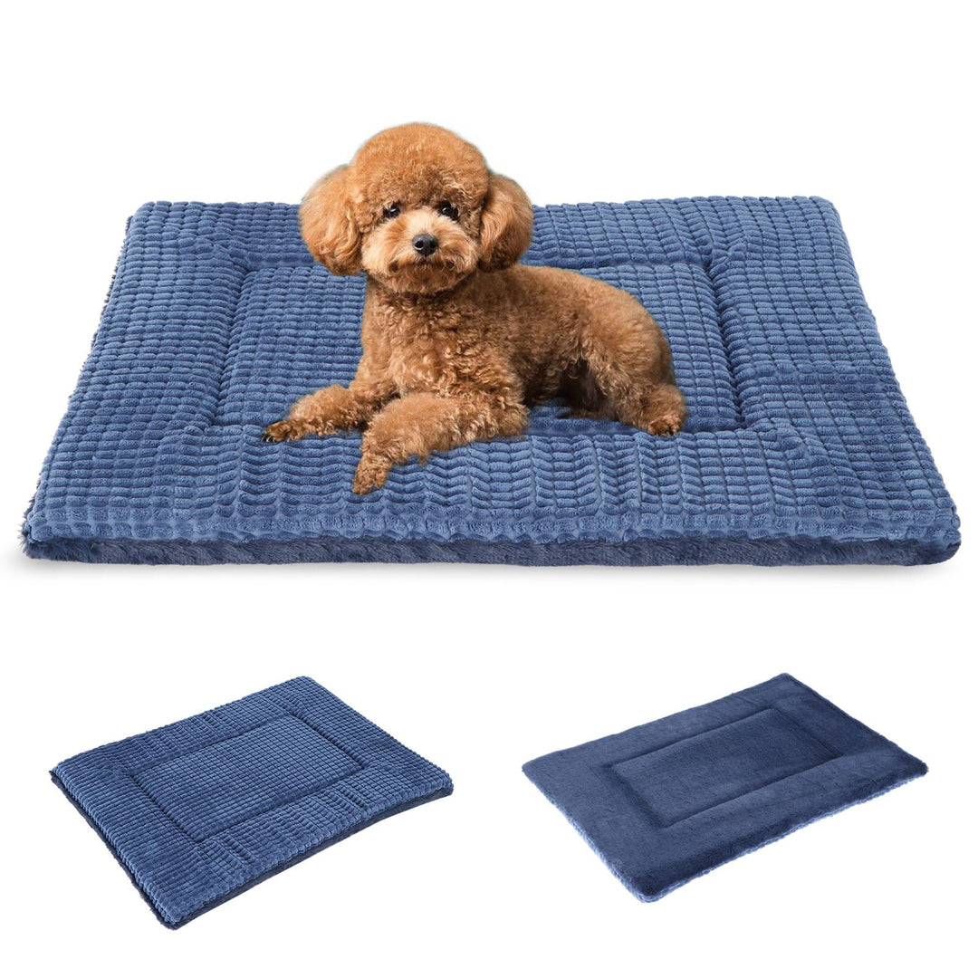 BVAGSS Orthopädisches Hundebett, Waschbar Hundekissen flauschig Hundematte, Umkehrbar Weiche und War