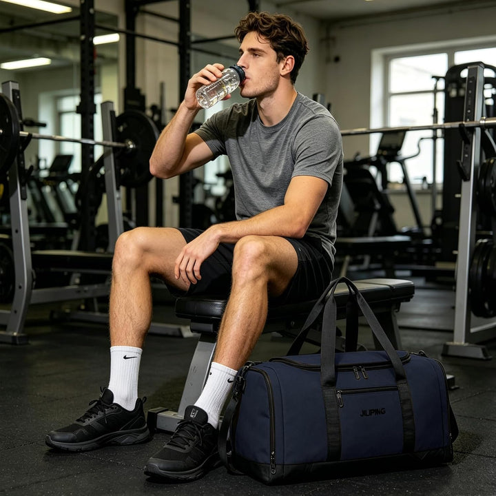 Sporttasche Reisetasche für Damen und Herren Trainingstasche Gym Bag mit Schuhfach und Nassfach Duff