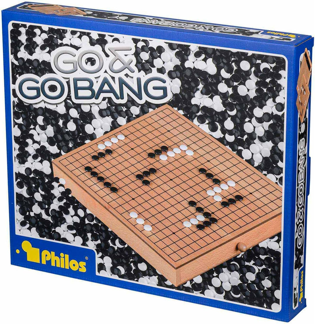 Philos 3229 - Brettspiel "Go & Go Bang" 300x285x40 mm