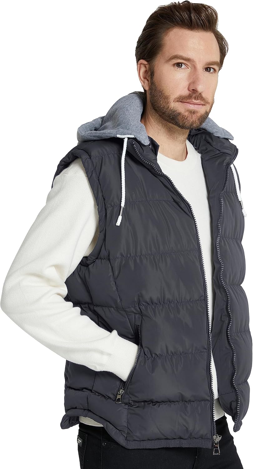 ZSHOW Herren Winter Weste Gesteppte Polsterung Puffer Ärmellos Jacke Warme Outdoor Weste Körperwärme