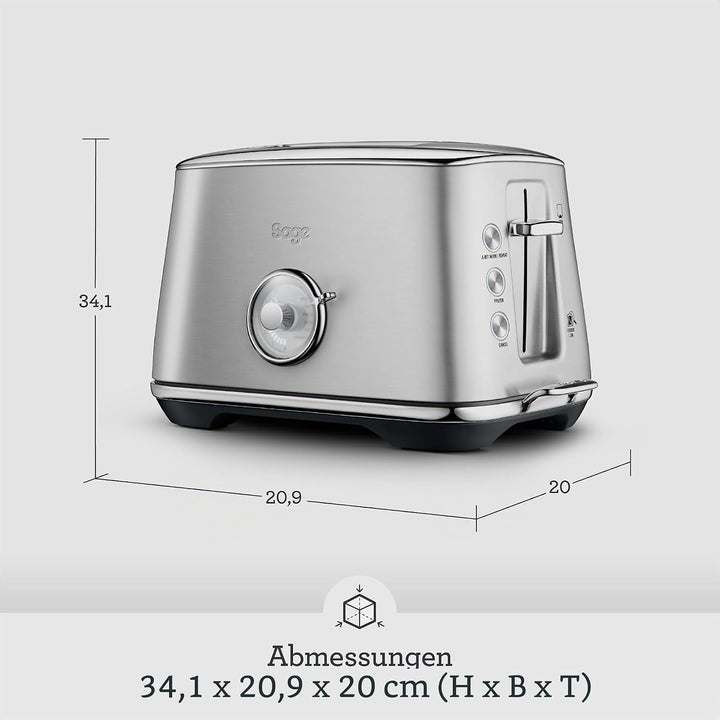 Sage - Toast Select Luxe - 2-Scheiben-Toaster mit LED-Countdown-Anzeige - Zwetschgenblau, Zwetschgen