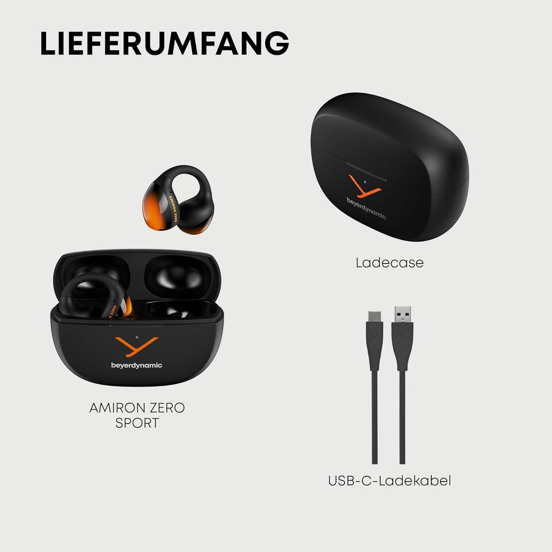 beyerdynamic AMIRON Zero Open-Ear Kopfhörer mit offenem Klangkonzept und innovativem Clip-Design, Bl