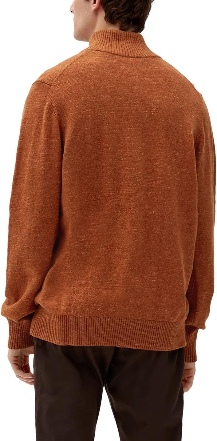 s.Oliver Herren Strickpullover, XL Orange 28w1