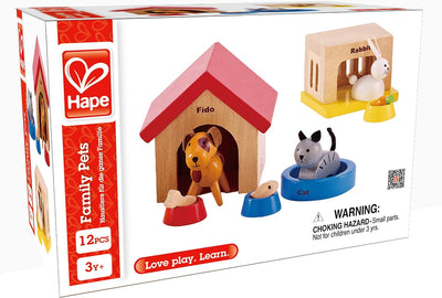 Hape Vier-Jahreszeiten Puppenhaus aus Holz von Hape & Hape International Haustiere für die ganze Fam