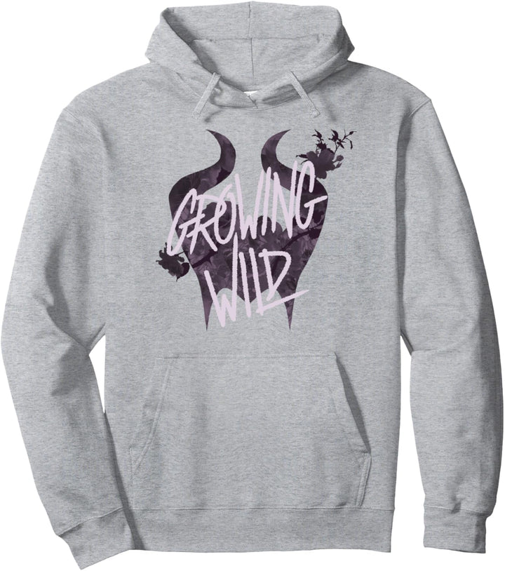 Disney Maleficent Mistress Of Evil Growing Wild Purple Tones Pullover Hoodie