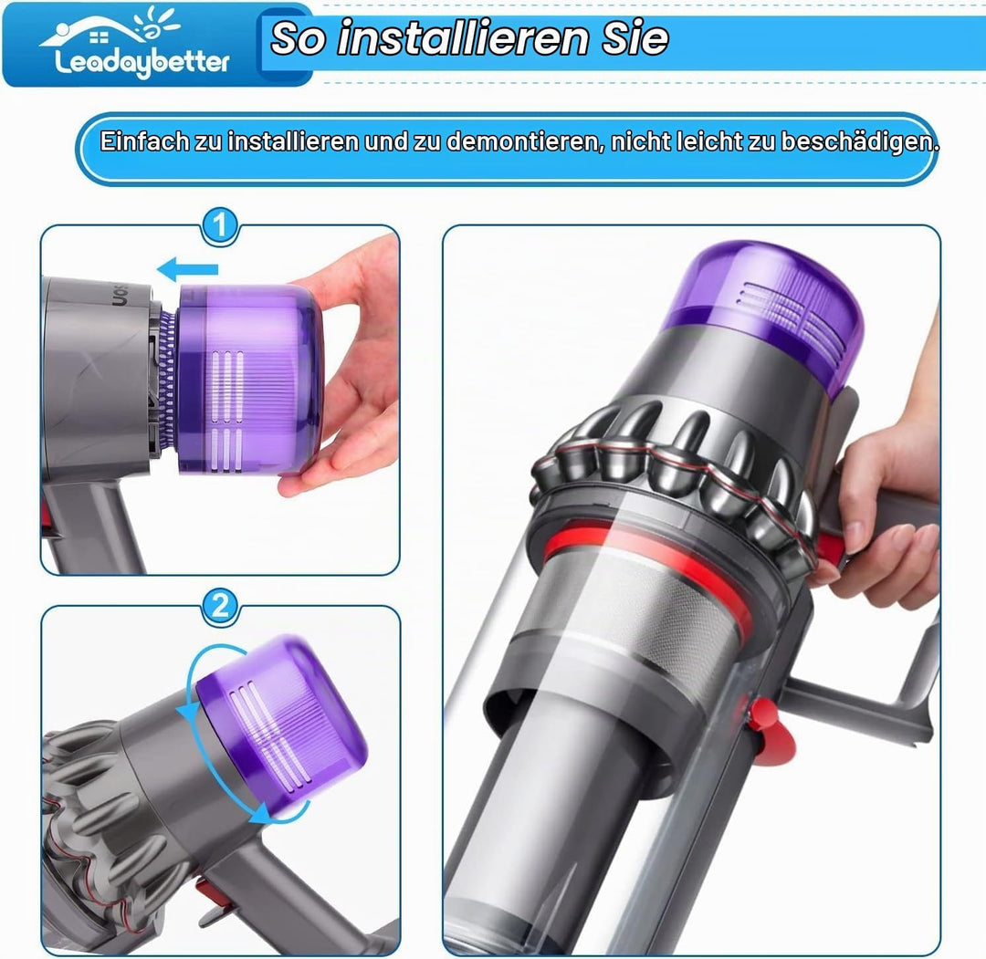 3 Stück Ersatzteile Filter für Dyson V11 V15 SV14 SV22 Absolute Animal Extra Pro Detect Torque Drive